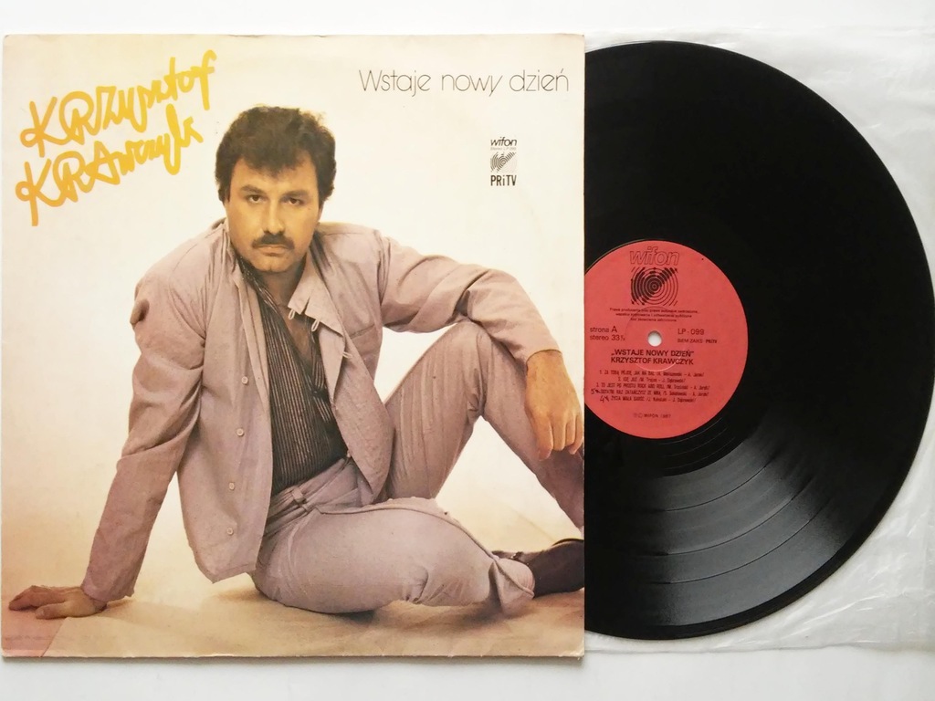LP: Krzysztof Krawczyk - Wstaje Nowy Dzień 1987 EX