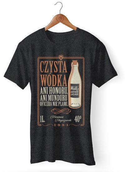 KOSZULKA CZYSTA WÓDKA WIENIAWA roz. M - NOWOŚĆ!