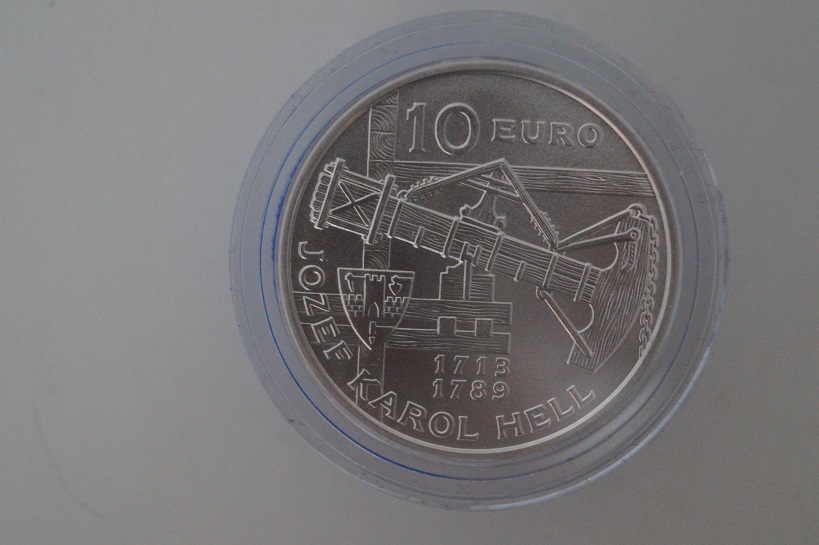 słowacja 10 euro jozef karol hell srebro ag 2013