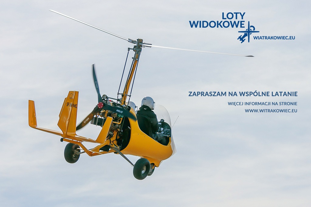 Loty widokowe i zapoznawcze wiatrakowcem - Gdynia