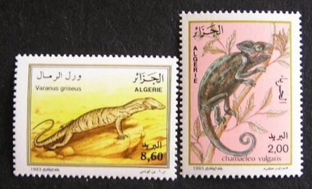 Algieria - Jaszczurki, Mi 1098/99