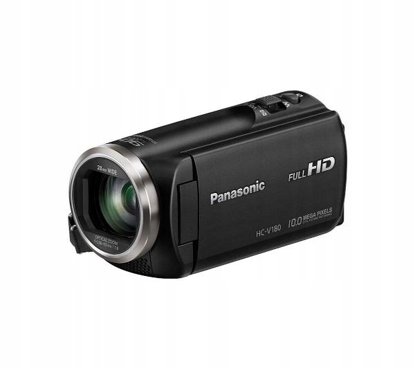 CZARNA Kamera Panasonic HC-V180 Full HD 50x zoom