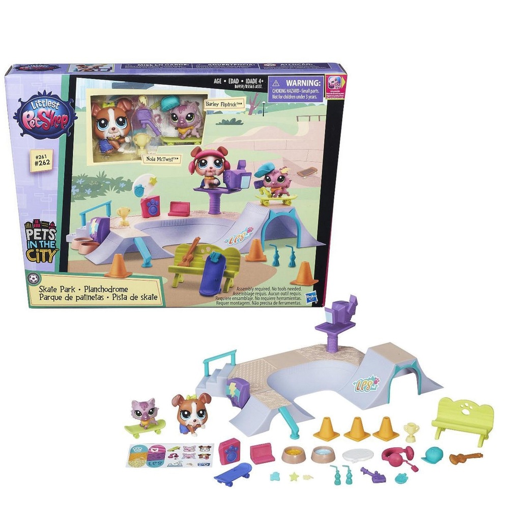 Littlest pet shop on sale skate park