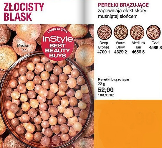 AVON PEREŁKI BRĄZUJĄCE KOLORY + GRATIS