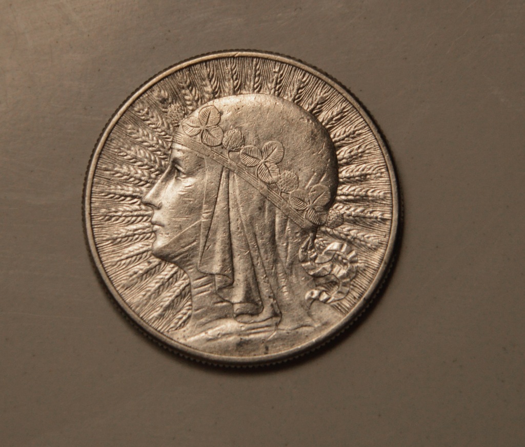 10 złotych 1932 Głowa kobiety. Moneta