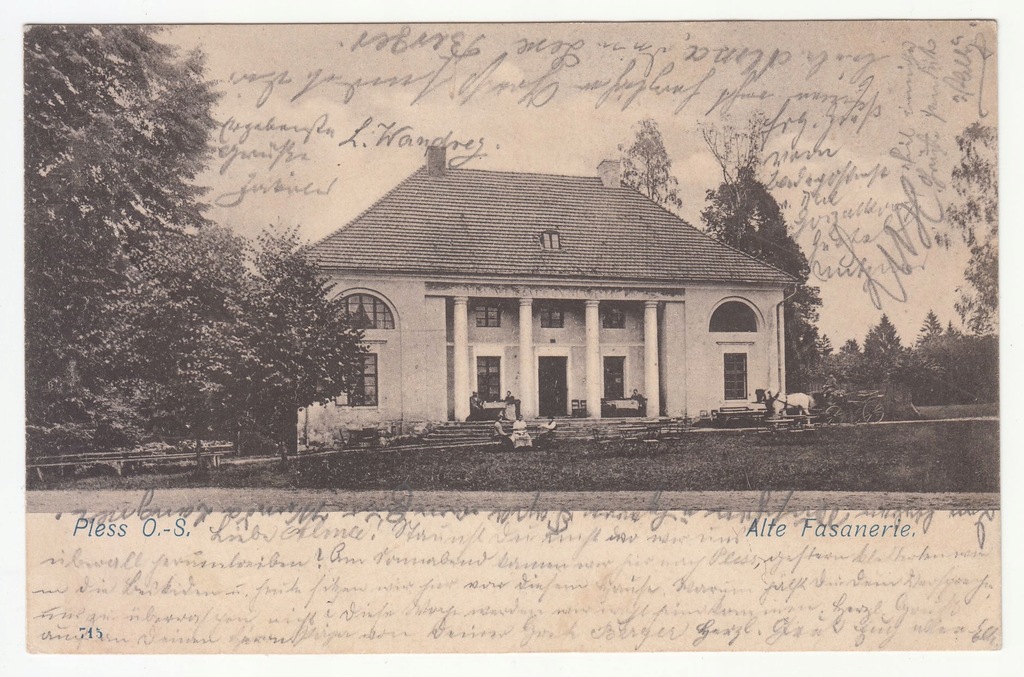 Pszczyna, Pless, , bażanciarnia, 1901