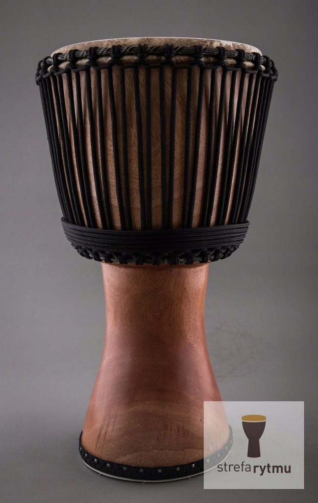Afrykański bęben djembe z Mali. Mahoń 32cm