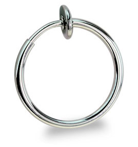 Kolczyk kółko fake piercing klips 1,2x10