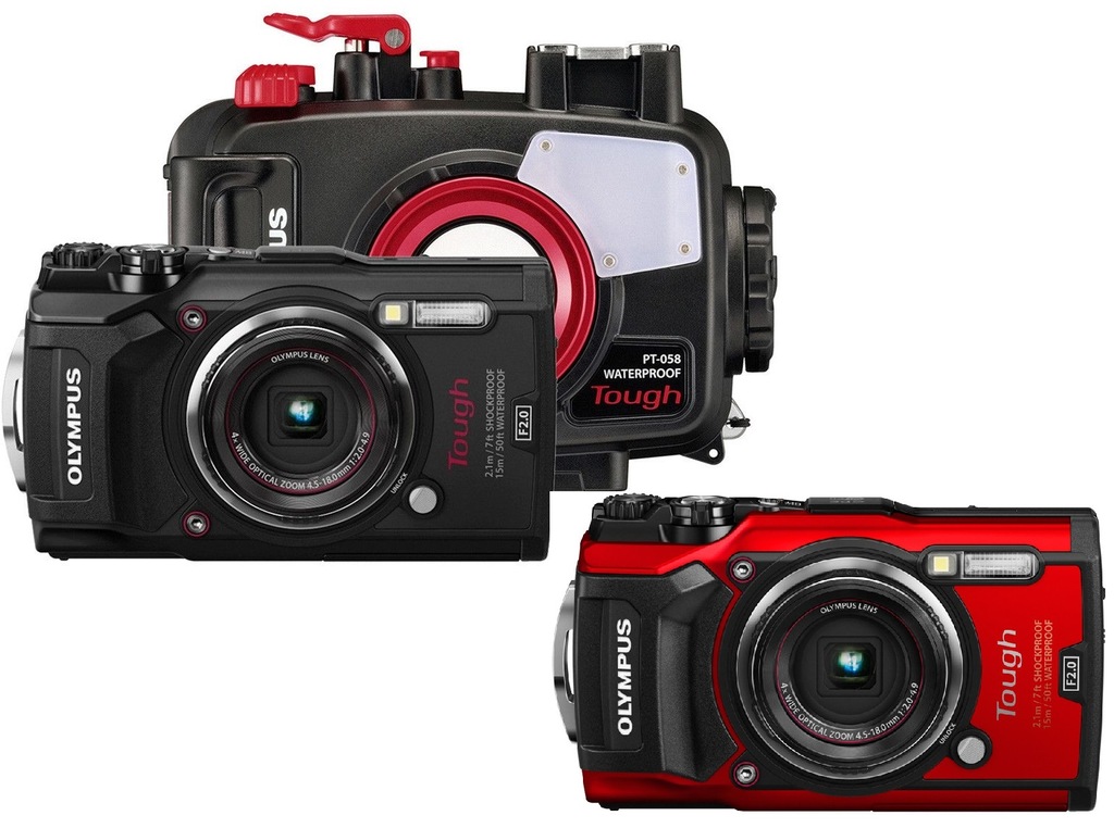 OLYMPUS TG-5 + obudowa podwodna PT-058 do 45m