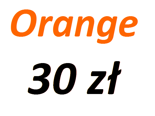 Doładowanie Orange 30zł Kod Doładowania Zdrapka