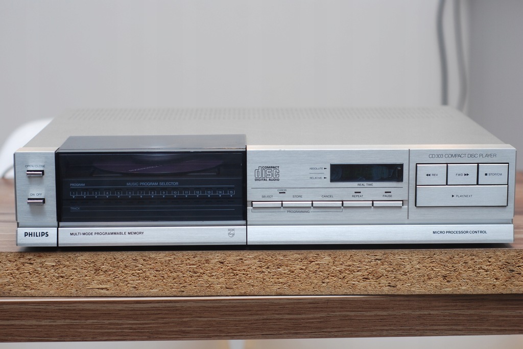 ODTWARZACZ CD PHILIPS CD 303 / AUDIOFIL / PIĘKNY