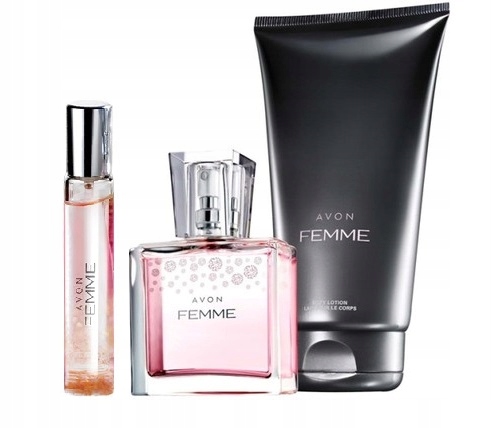 perfumy avon FEMME 3w1 woda perfumowana damska