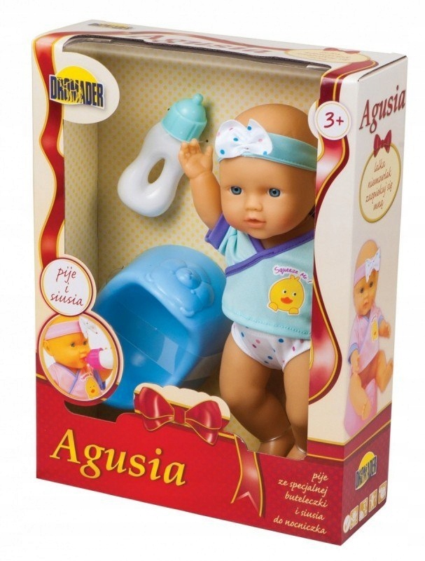 DROMADER Lalka Agusia pije i siusia