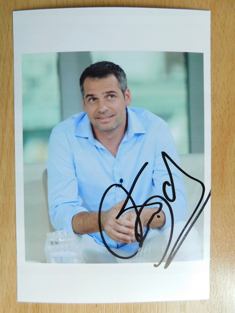 Paweł Deląg - oryginalny autograf