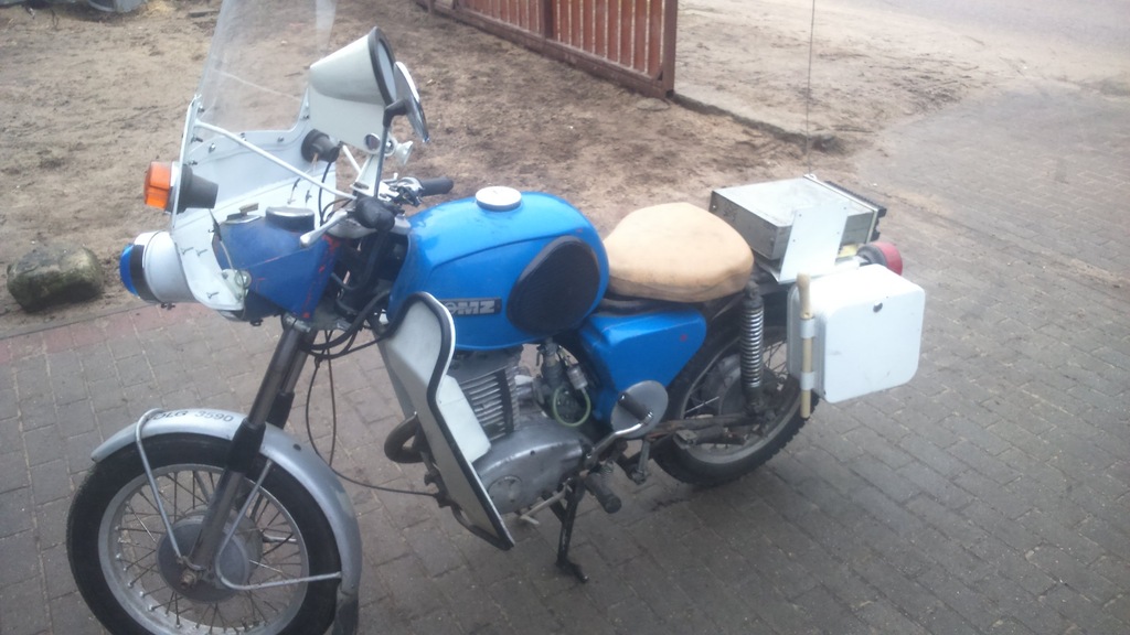 Mz ts 250 Milicja Silnik nigdy nie rozbierany