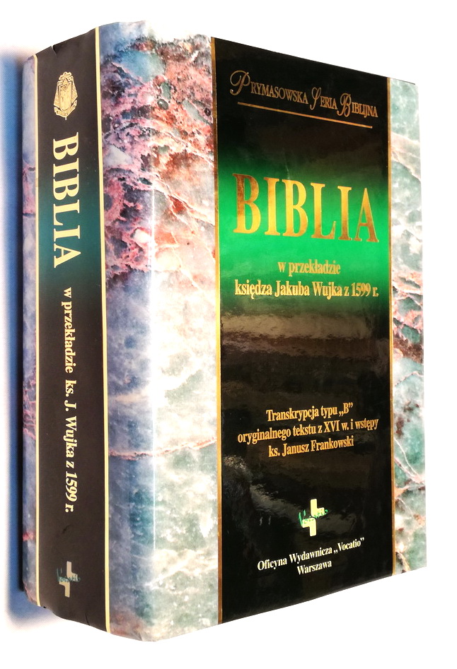 BIBLIA W PRZEKŁADZIE JAKUBA WUJKA VOCATIO BDB WOW
