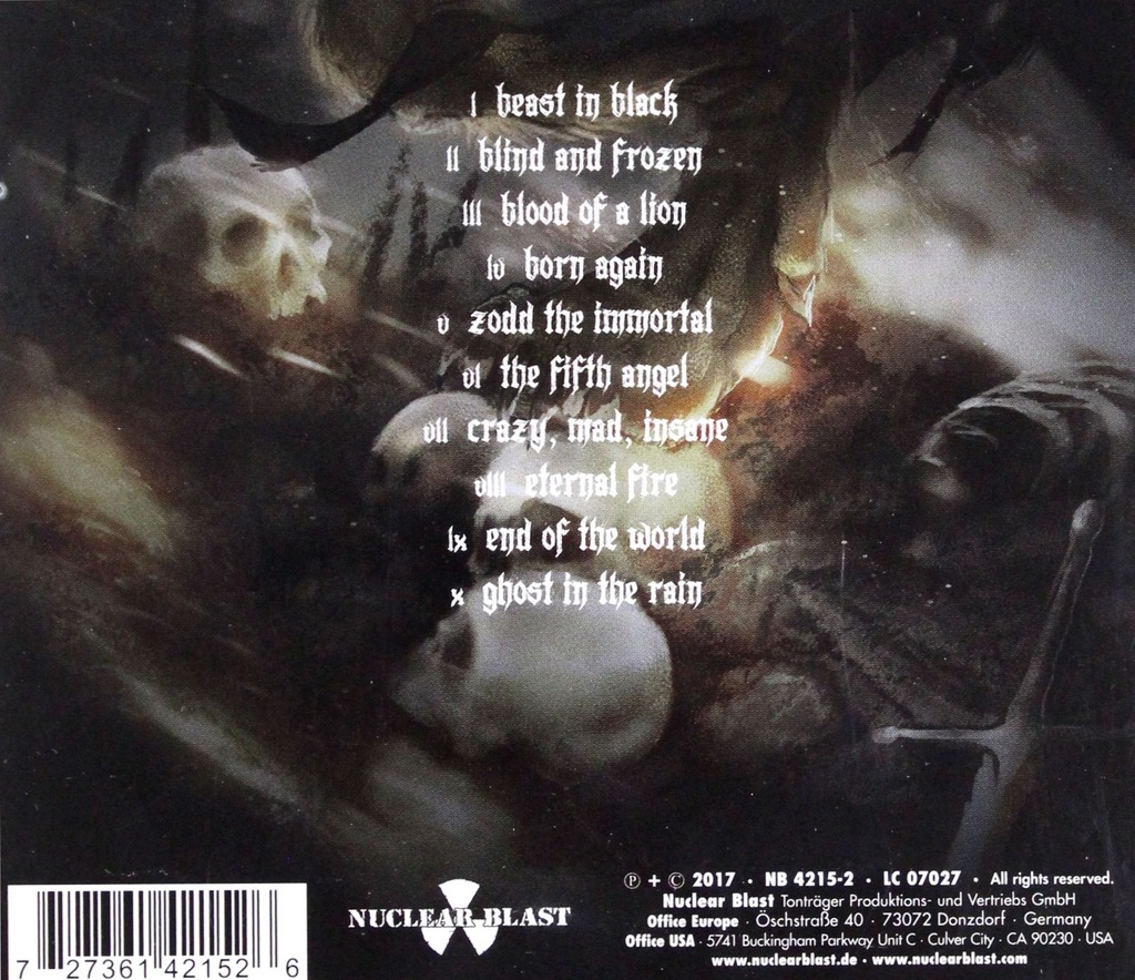 BEAST IN BLACK: BERSERKER [CD] - 7379994065 - oficjalne archiwum Allegro