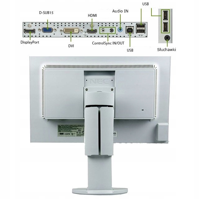 Настройка монитора nec ea243wm