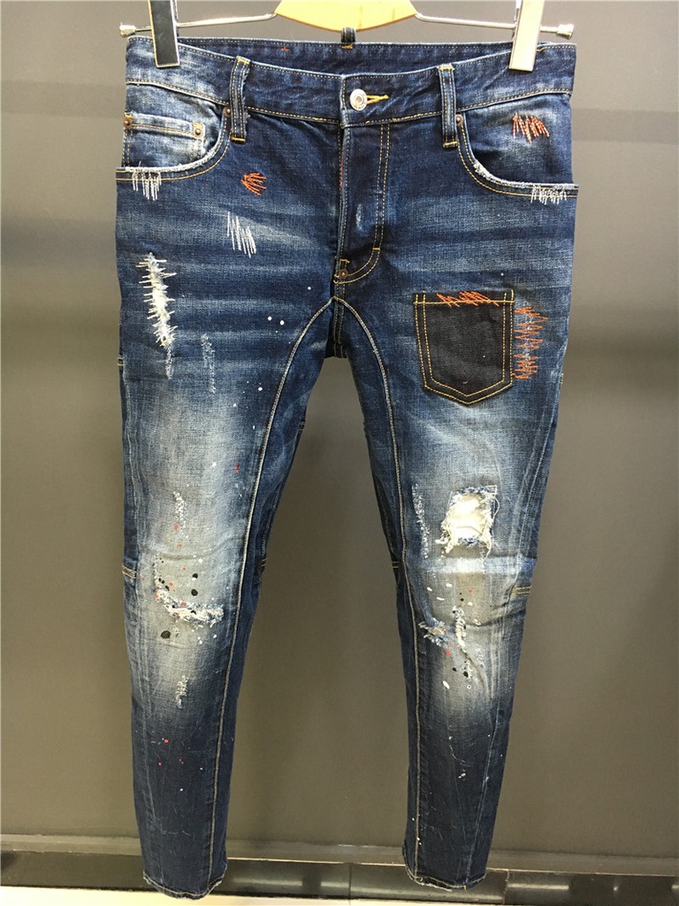 DSQUARED Spodnie jeansowe męski -NA ZAMÓWIENIE-8