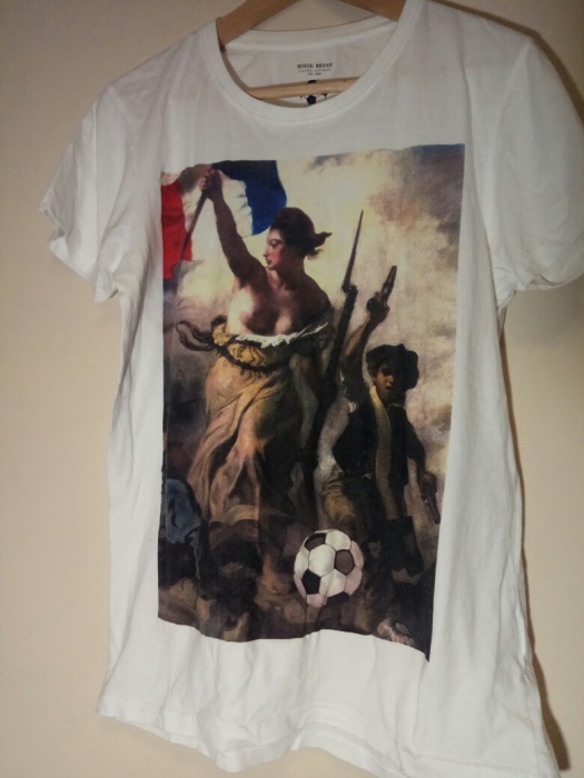 Koszulka t-shirt wolność rewolucja piłka nożna art