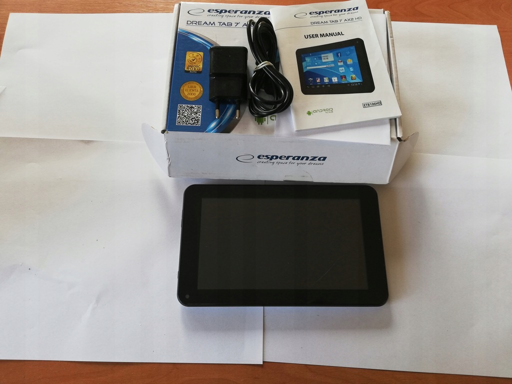 Tablet ESPERANZA DREAM TAB 7` AX2 HD USZKODZONY