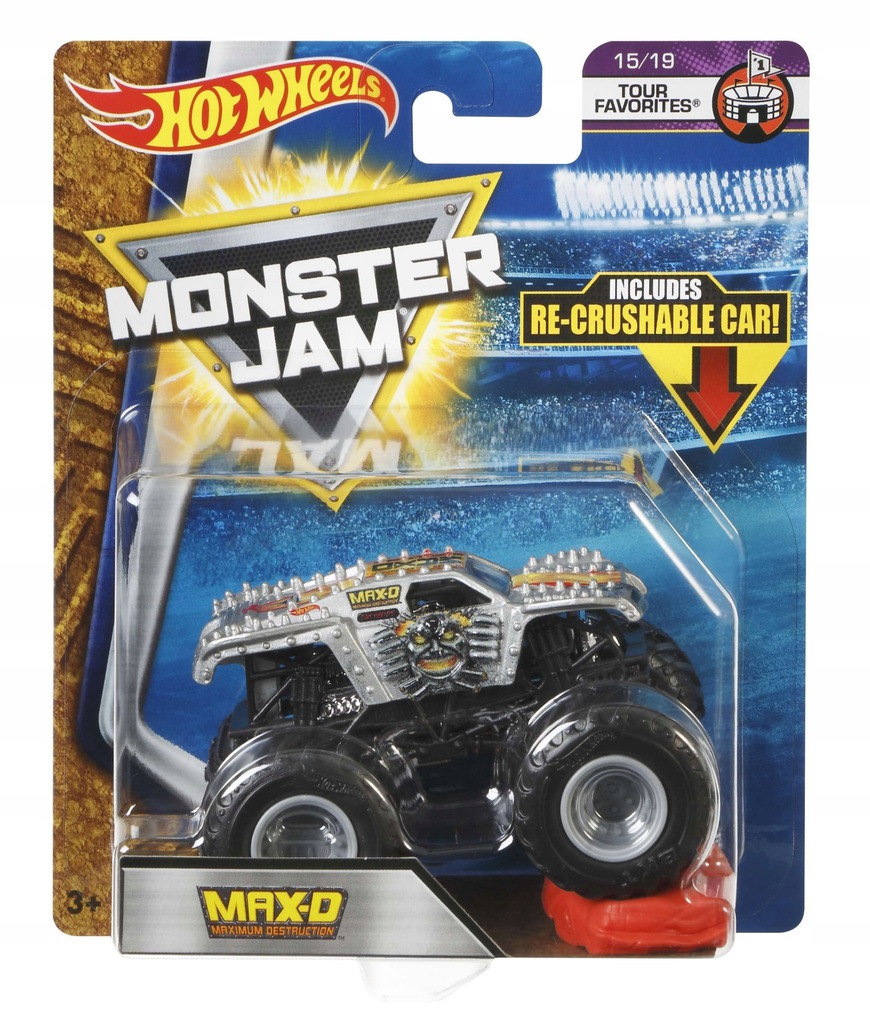 HOT WHEELS SUPERTERENÓWKA MONSTER JAM MAX-D FLX42
