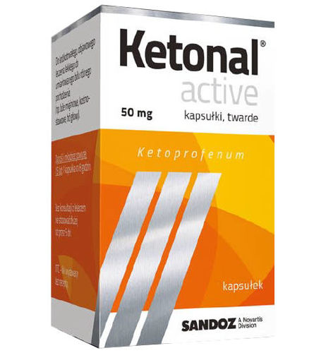 KETONAL ACTIVE 50 mg APTEKA P-Ń