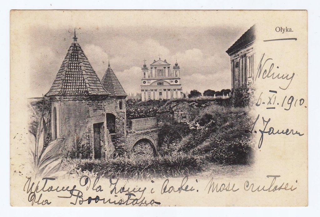 Ołyka miasto Radziwiłłów kolegiata św Trójcy1910 r