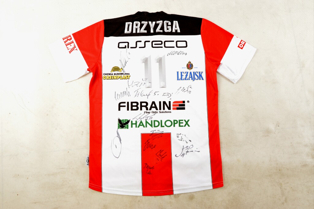 Koszulka meczowa Resovia DRZYZGA r.M AUTOGRAFY!
