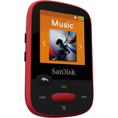 SANDISK SANSA CLIP SPORT 4GB ODTWARZACZ MP3 25H