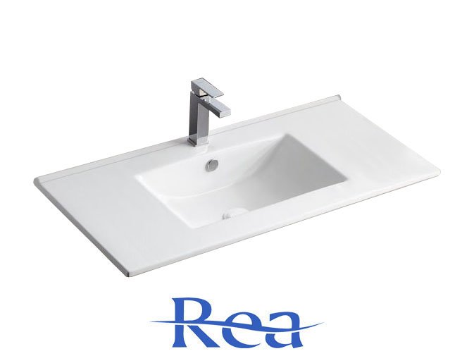 Umywalka Ceramiczna Wpuszczana AMBER 80 - REA