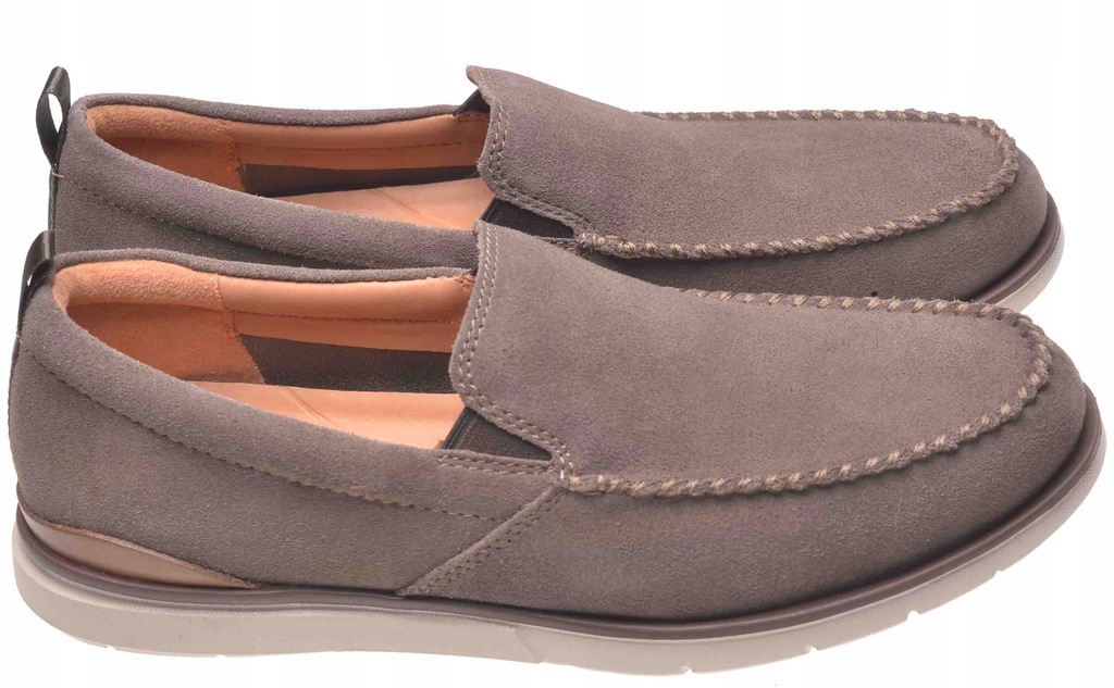 PÓŁBUTY CLARKS EDGEWOOD STEP TAUPE SUEDE 42,5