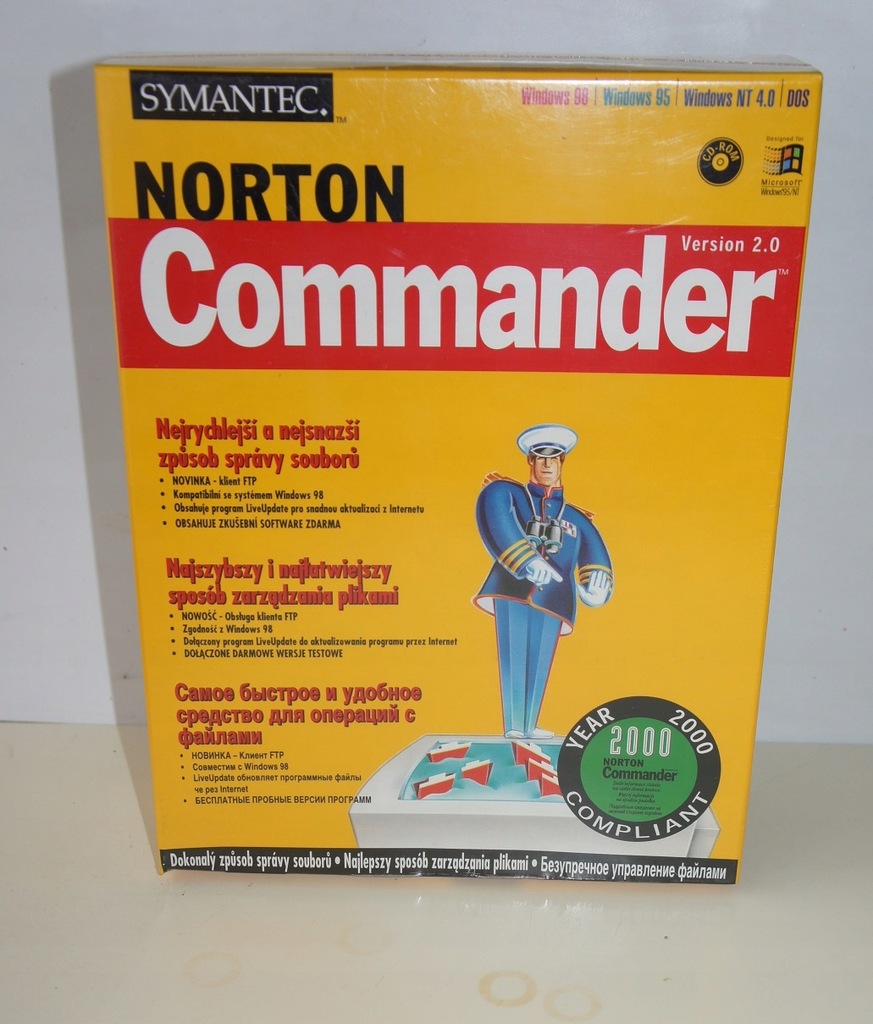 Nowy oryginalny NORTON COMMANDER 2.0 PL pudełko