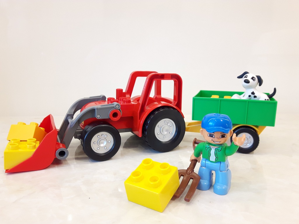 LEGO DUPLO Traktor farmera 5647 farma pies rolnik