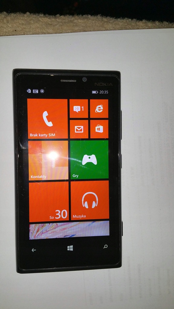 NOKIA LUMIA 920 czarna 8MPX CARL ZEISS