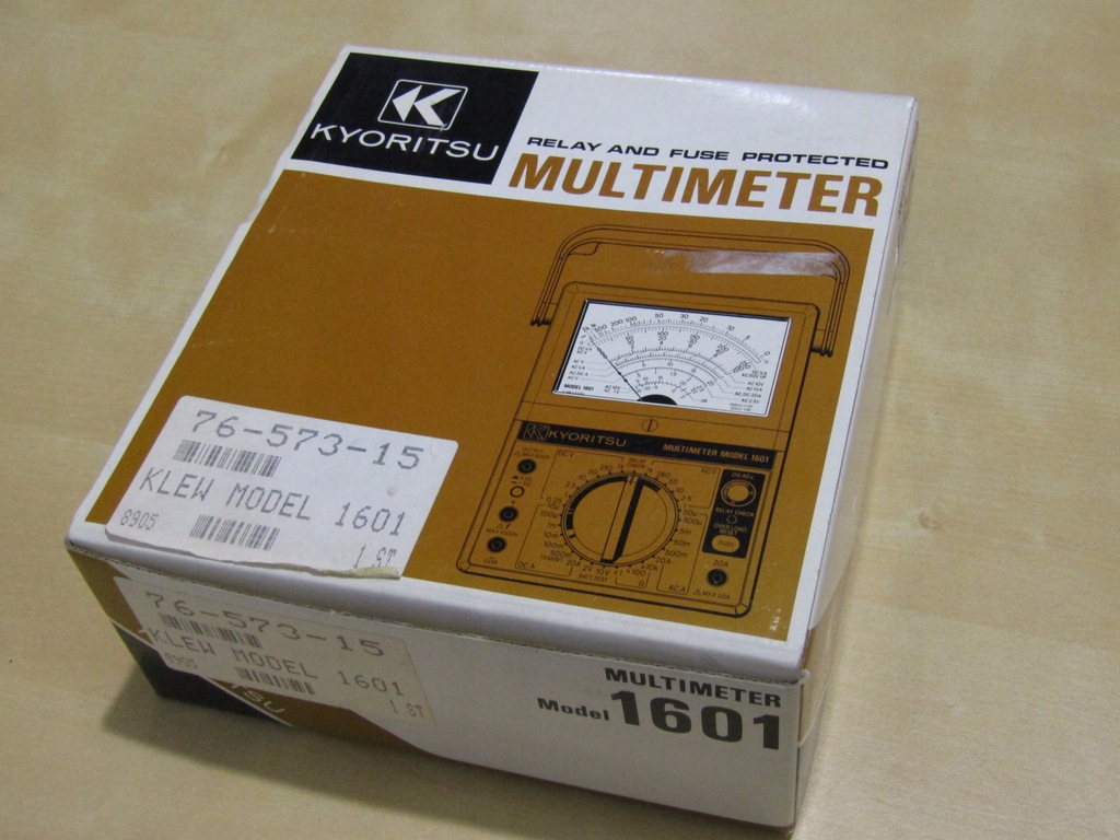 KYORITSU MODEL 1601 MULTIMETR ANALOGOWY JAPAN