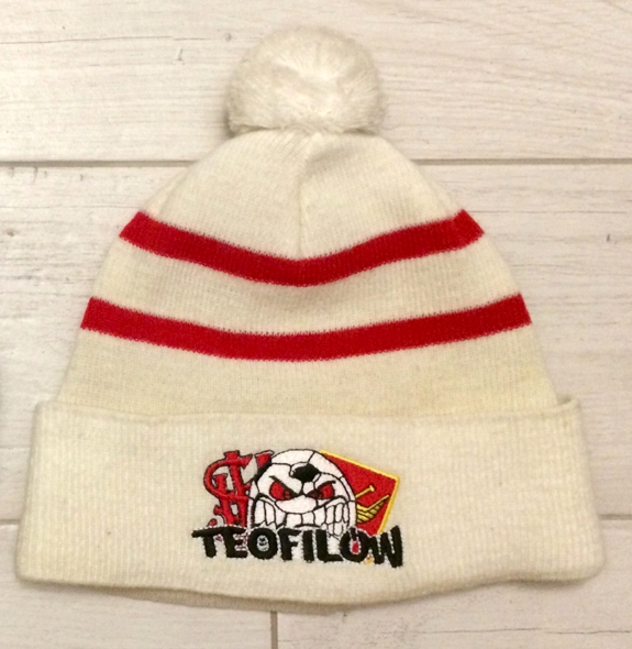 Czapka ŁKS ŁÓDŹ - TEOFILÓW # Lech Poznań