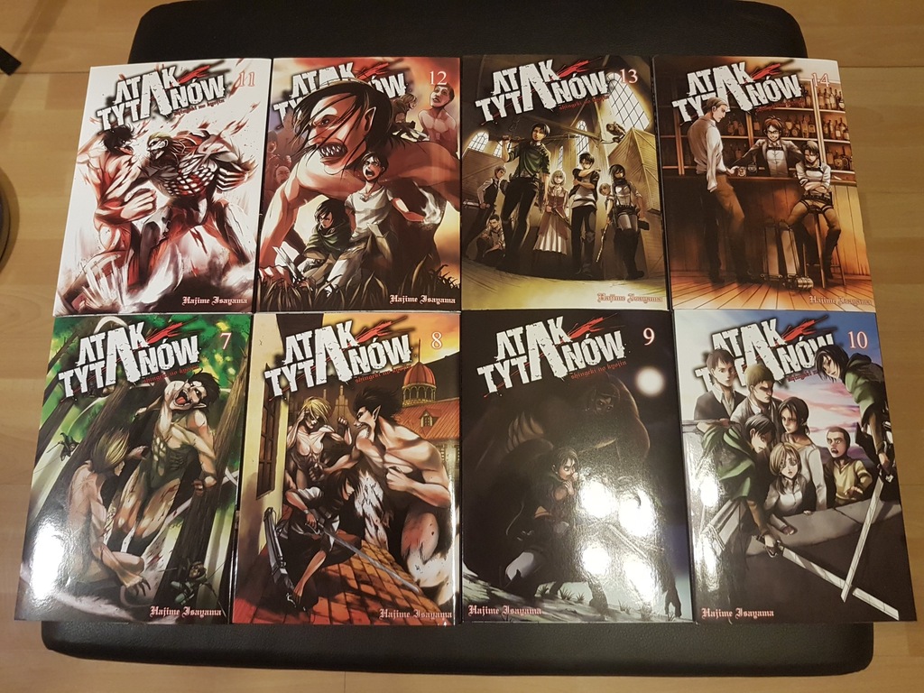 ATAK TYTANÓW/Attack on Titan MANGA 1-14 + Bez Żalu