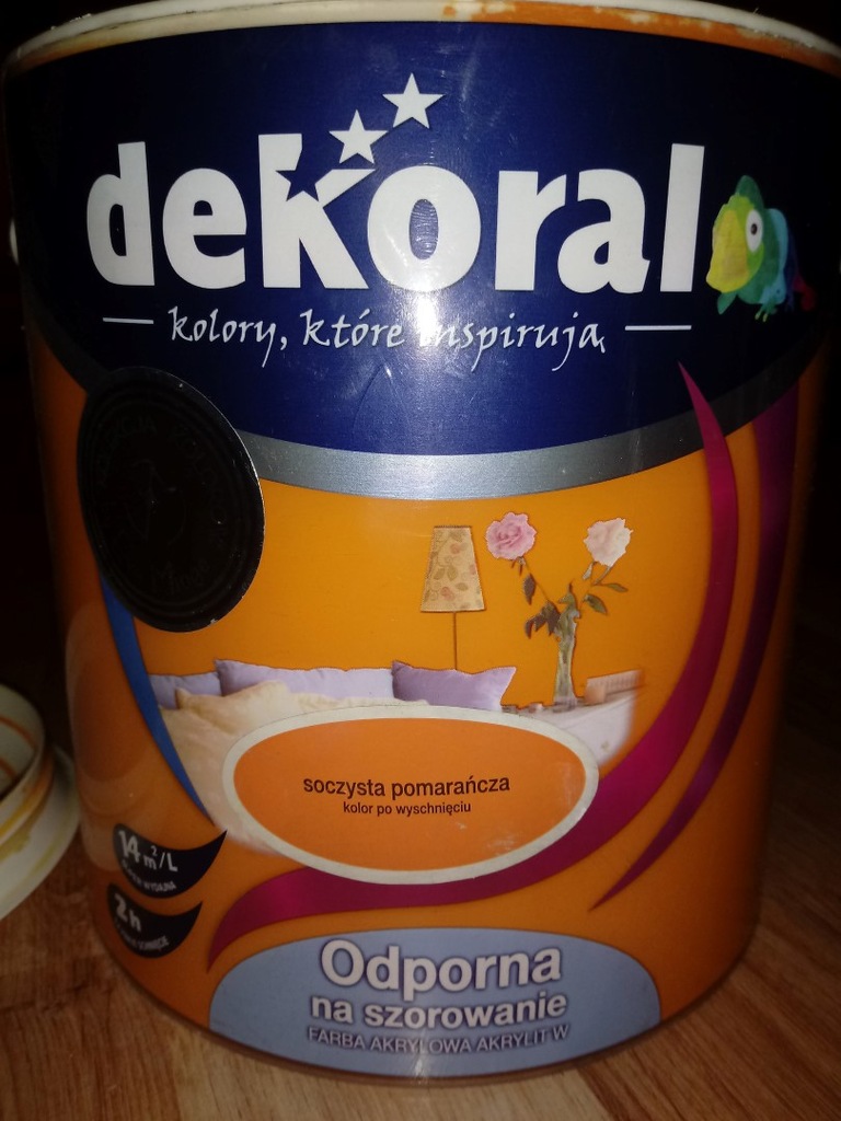 Dekoral Ewa Minge 2,5L Soczysta Pomarańcza Dowiozę