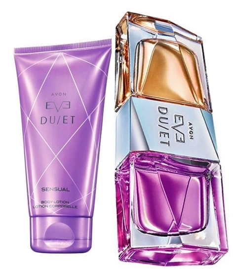 AVON  -  EVE DUET SENSUAL  WODA + BALSAM