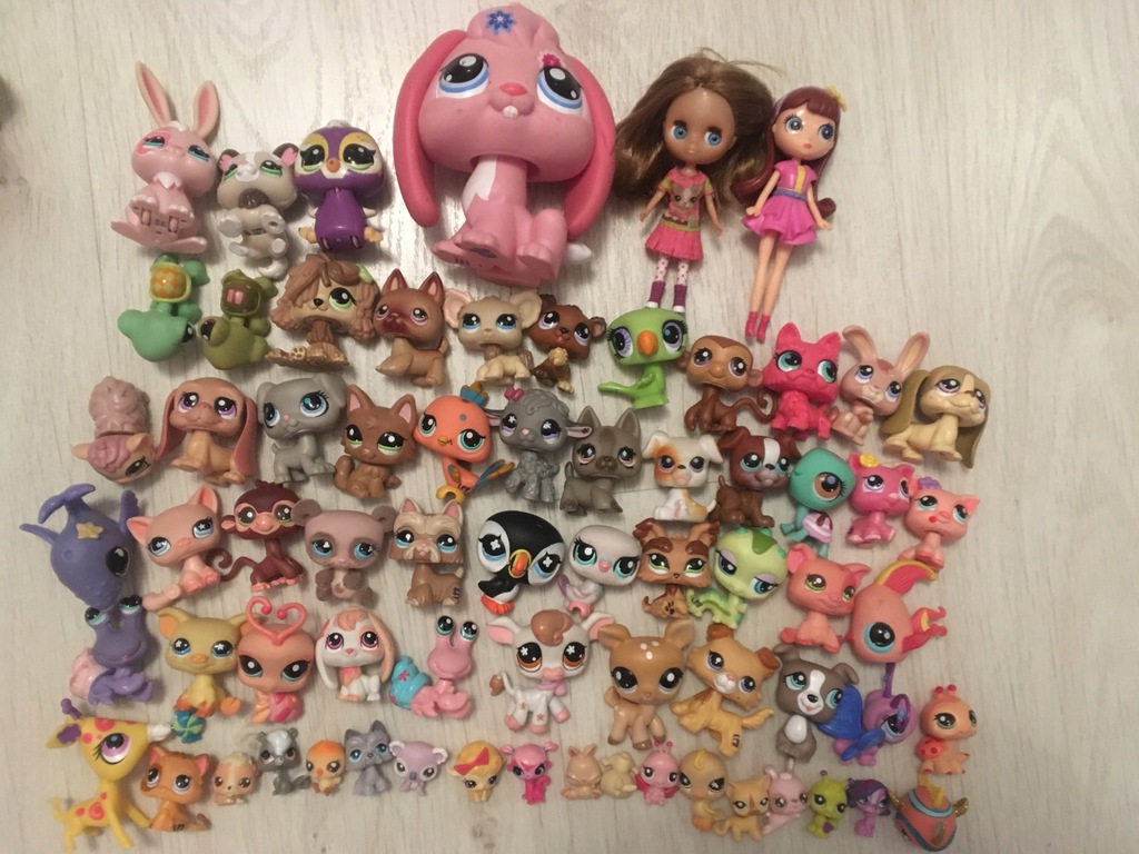 Littlest Pet Shop 37 figurek domki akcesoria auto - 7706814252