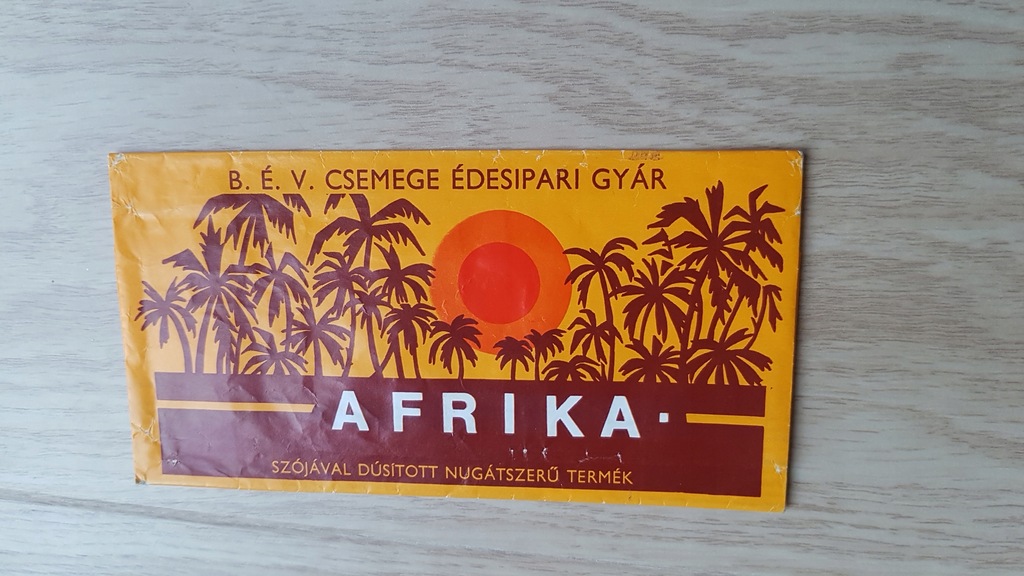 WĘGRY OPAKOWANIE CZEKOLADA AFRIKA