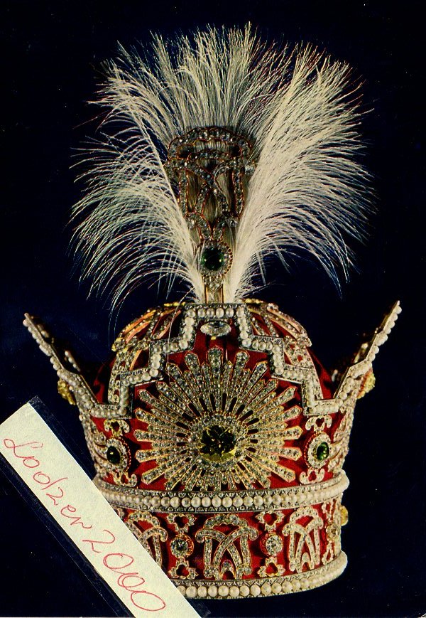 IRAN TEHERAN SZACH REZA PAHLAWI KORONA 1924
