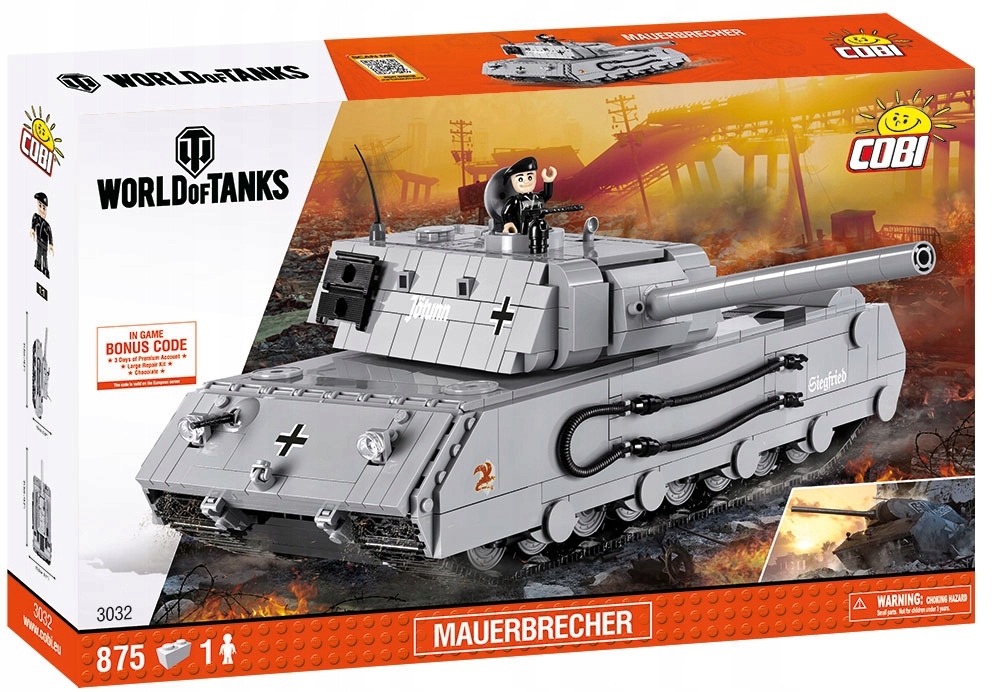 COBI 3032 Small Army Mauerbrecher Czołg 885