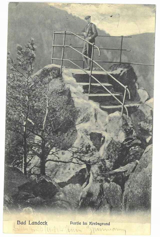 Lądek Zdrój - punkt widokowy, turysta