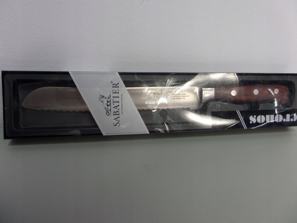 SABATIER X50CRMOV15 NÓŻ DO PIECZYWA (T35735)