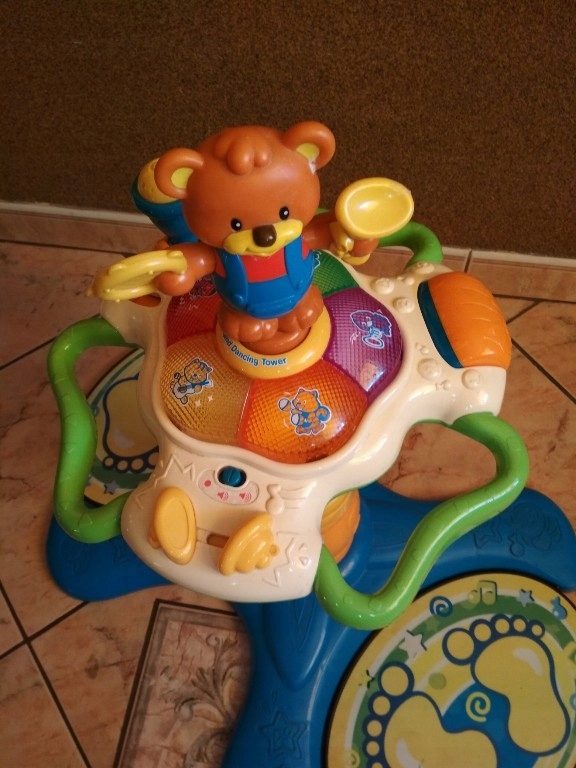 Vtech tańczący miś wieża interaktywny stolik