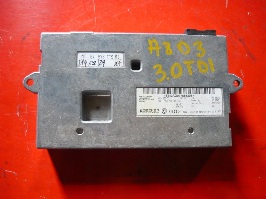 Moduł sterownik A6 C6 Q7 A8 4E0035279