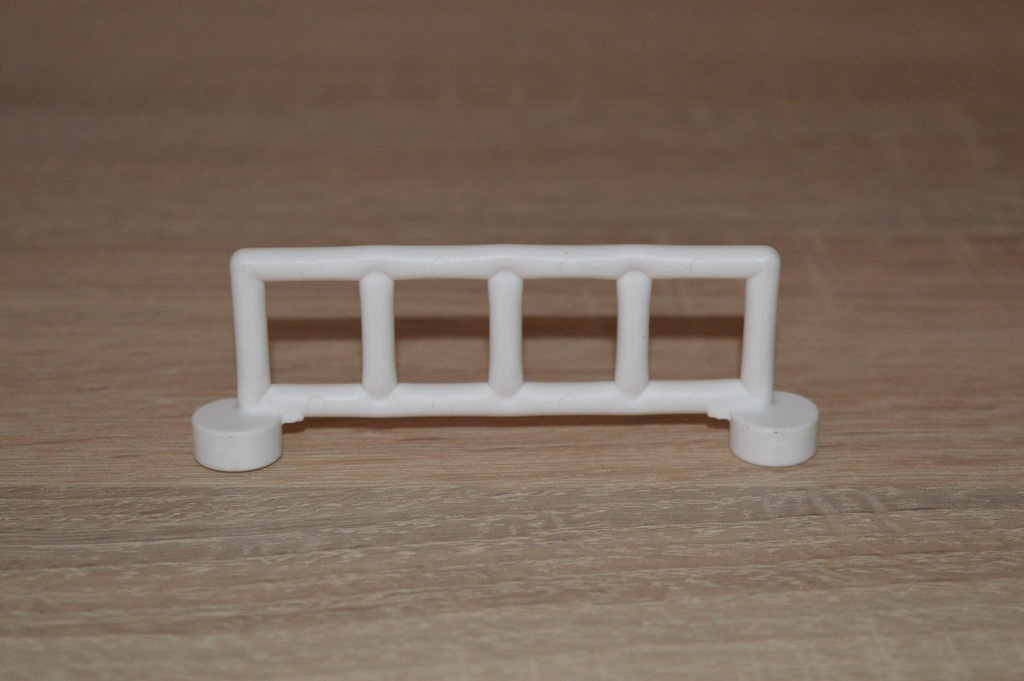 Lego Duplo - biały płot, ogrodzenie