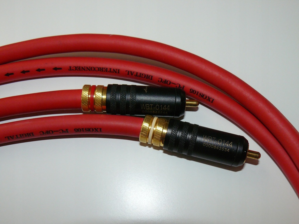 IXOS 105 interkonekt RCA cinch WBT 0144 digital 1m